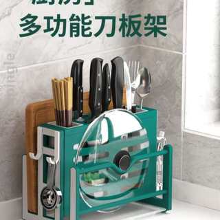 笼砧板刀架收纳家用厨房台面多功能放刀具一体刀座架子置物架筷子
