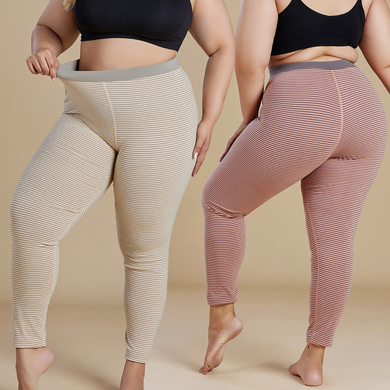 胖MM秋冬秋裤新款舒绒横条女士保暖裤双面磨毛自发热保暖下装,女士内衣/男士内衣/家居服,保暖裤,淘宝优惠券,粉丝福利购,淘宝优惠卷