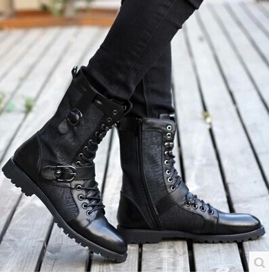 spring and autumn Boots Martin man Korean Edition Boots England Tooling boots Boots man High cylinder Frenum Leather Bootsin the Men's Shoes, Boots  category - from Buy2taobao.com to provide professional Taobao agent buy service