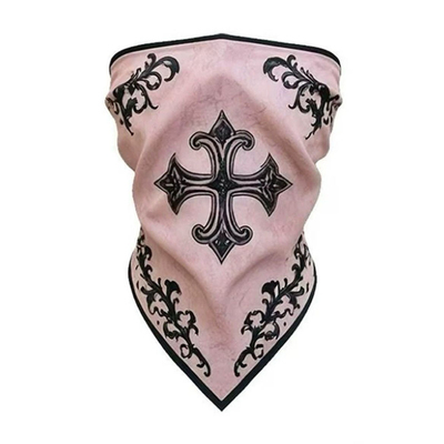 大码亚文化亚比风抹胸哥特十字架印花修身显瘦性感穿搭短款上衣潮