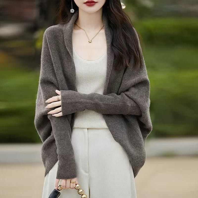 设计感新款开衫女茧型针织披肩宽松外搭蝙蝠袖斗篷毛衣外套潮,个性定制/设计服务/DIY,连衣裙加工定制,淘宝优惠券,粉丝福利购,淘宝优惠卷