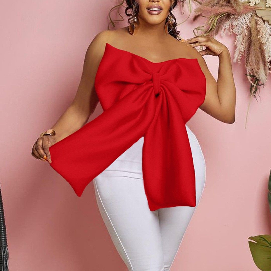 欧美女装性感蝴蝶结裹胸非洲露肩百搭短上衣衬衫,个性定制/设计服务/DIY,连衣裙加工定制,淘宝优惠券,粉丝福利购,淘宝优惠卷