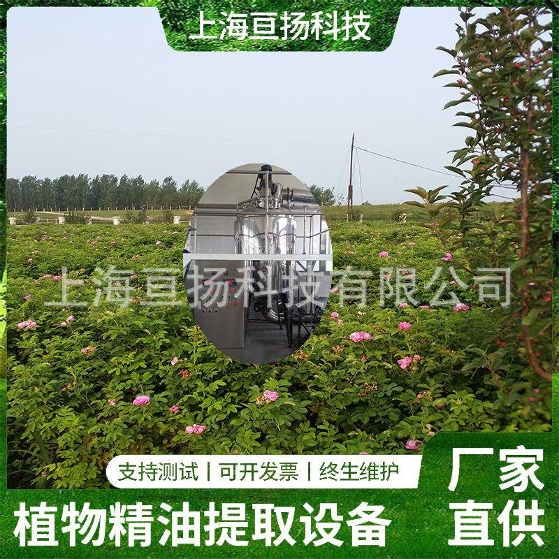 玫瑰精油提取设备生产型实验型多功能植物精油提取设备