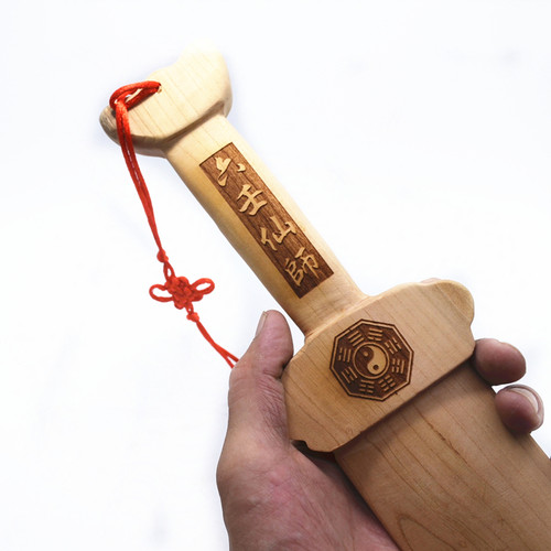 六壬免漆方士桃木一体仙师伏英馆