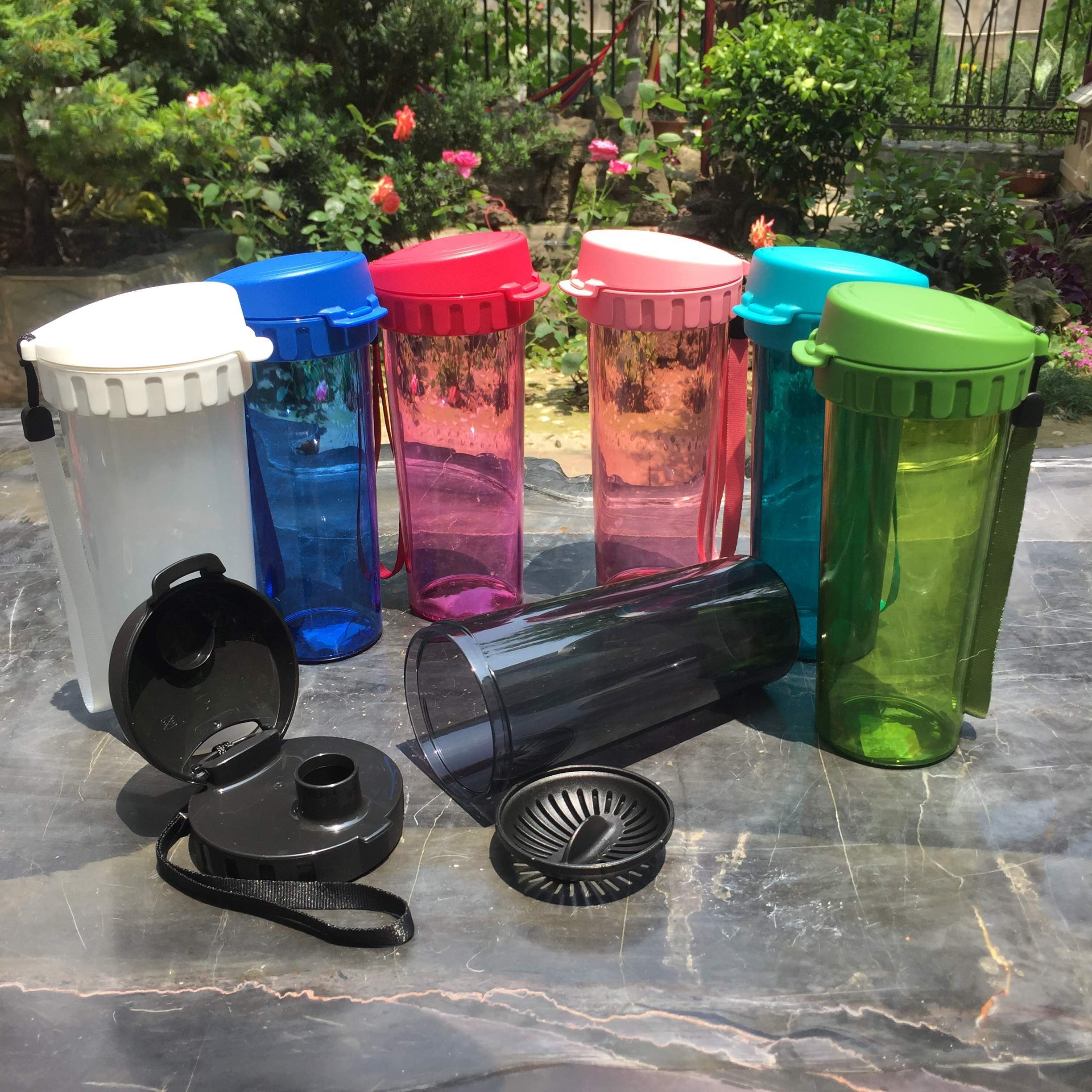 特百惠防漏塑料密封杯茶韵随心杯