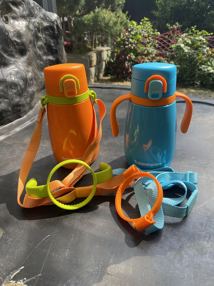 特百惠儿童手柄304不锈钢保温杯