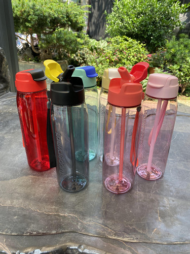 特百惠塑料吸管运动壶乐动水杯