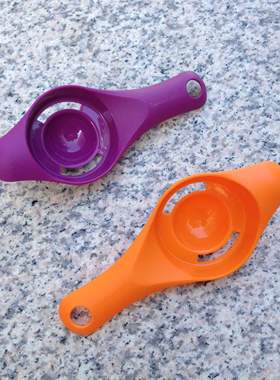 散漫一世-特百惠真品食品级黄色塑料环保蛋清蛋黄分离器隔蛋器