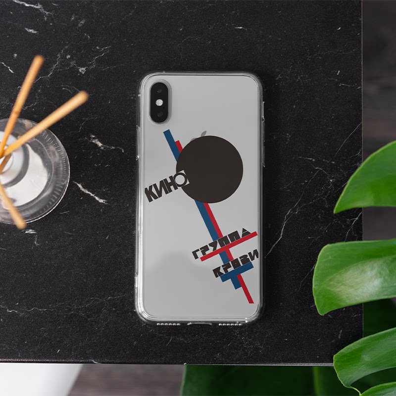 苏联摇滚乐队维克多崔kino/КИНО专辑封面透明加厚防摔手机壳