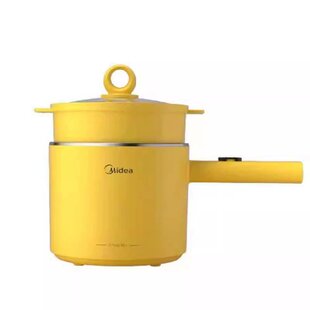 美的 电热小煮锅多功能304不锈钢1.7升学生宿舍电火锅XZE1604