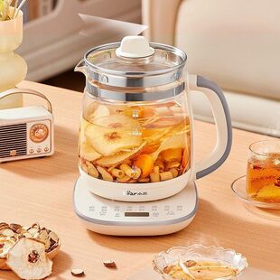 恒温水壶 养生壶家用不锈钢煮水壶花茶壶 小熊2L大容量YSH D20F3