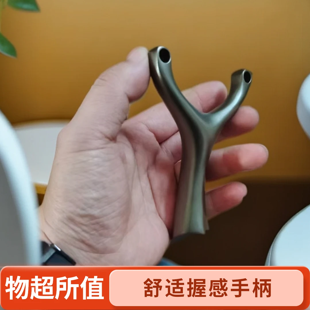 304不锈钢单卡百步同款传世反曲单卡弹弓高精准度火狼卡球弓夜隼