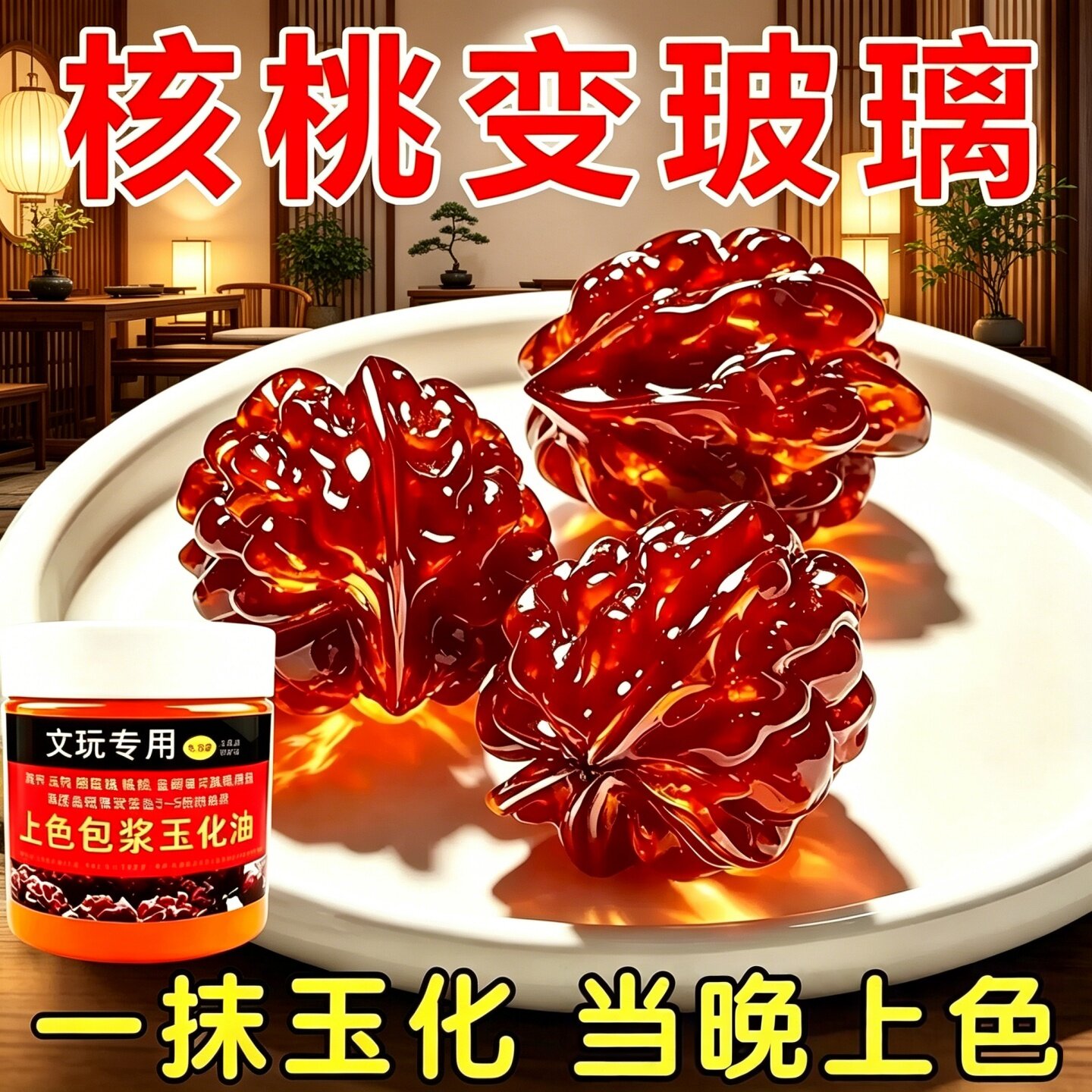 上色包浆玉化油手盘葫芦包浆玉化核桃文玩金刚菩提滋养葫芦防裂油