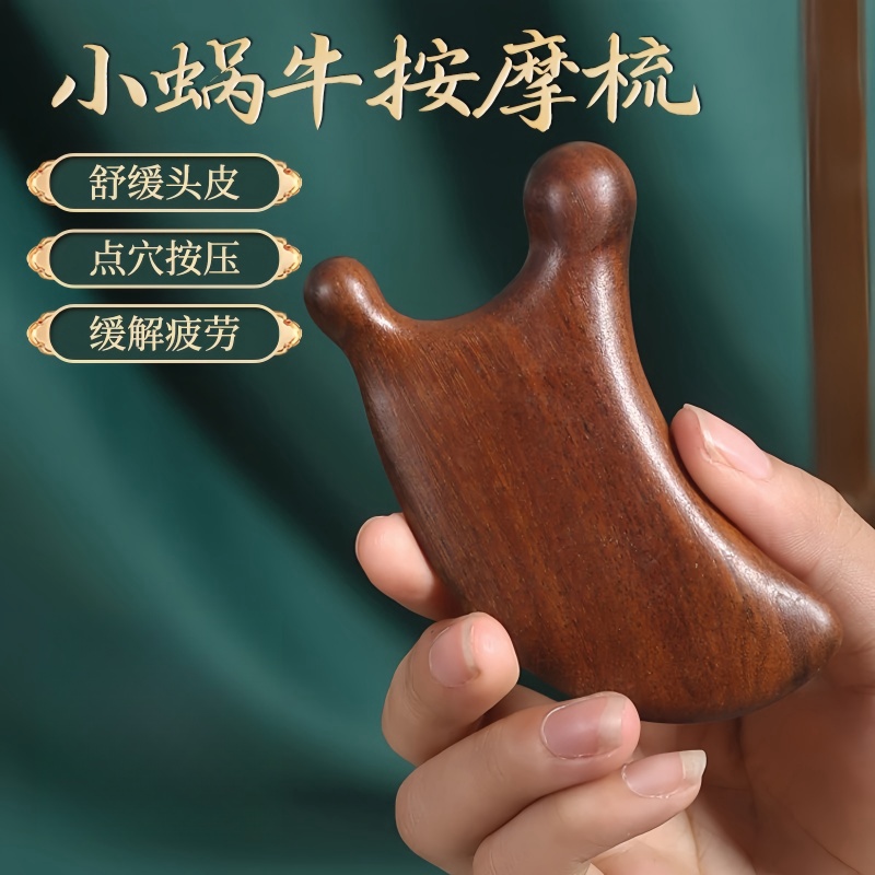 小蜗牛按摩器头部经络面部刮痧板