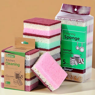 加厚洗碗高密海绵百洁布厨房清洁不沾油魔力擦清洁洗锅厨房洗碗布