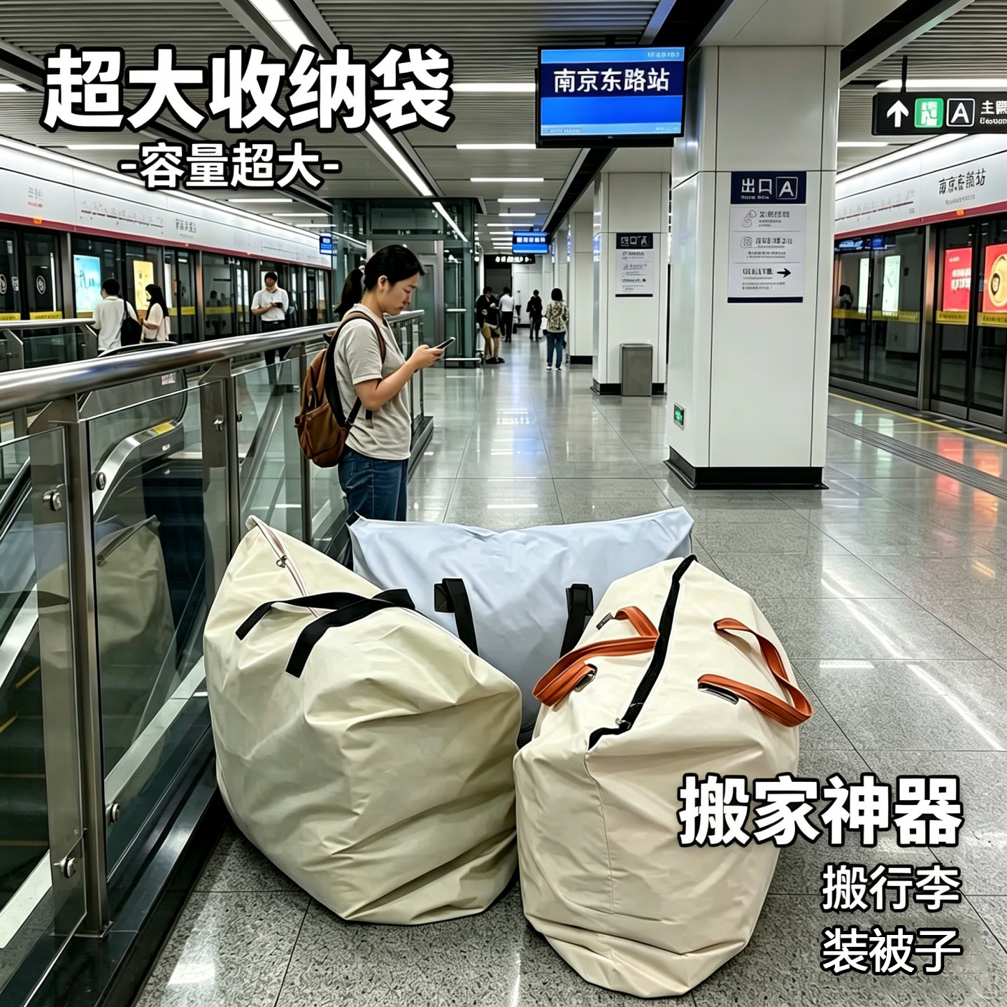 巨无霸大容量棉被衣物收纳袋
