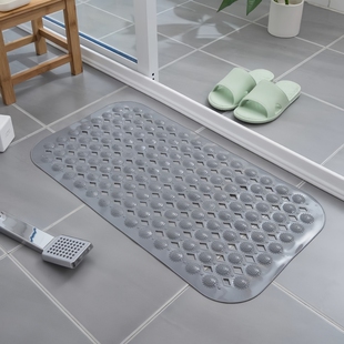 长方形浴室垫防滑垫环保家用淋浴房洗澡防摔吸盘地垫卫浴按摩脚垫