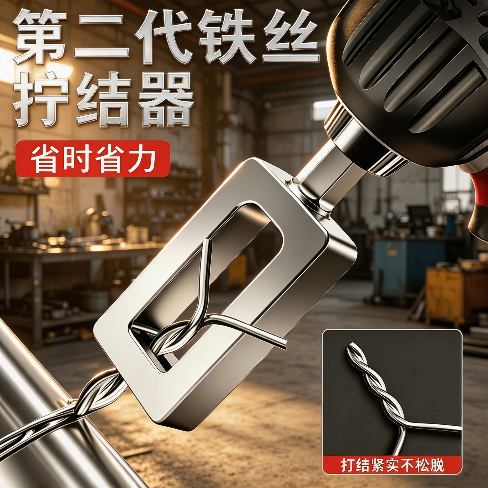 铁丝快速拧结器通用高效打结工具