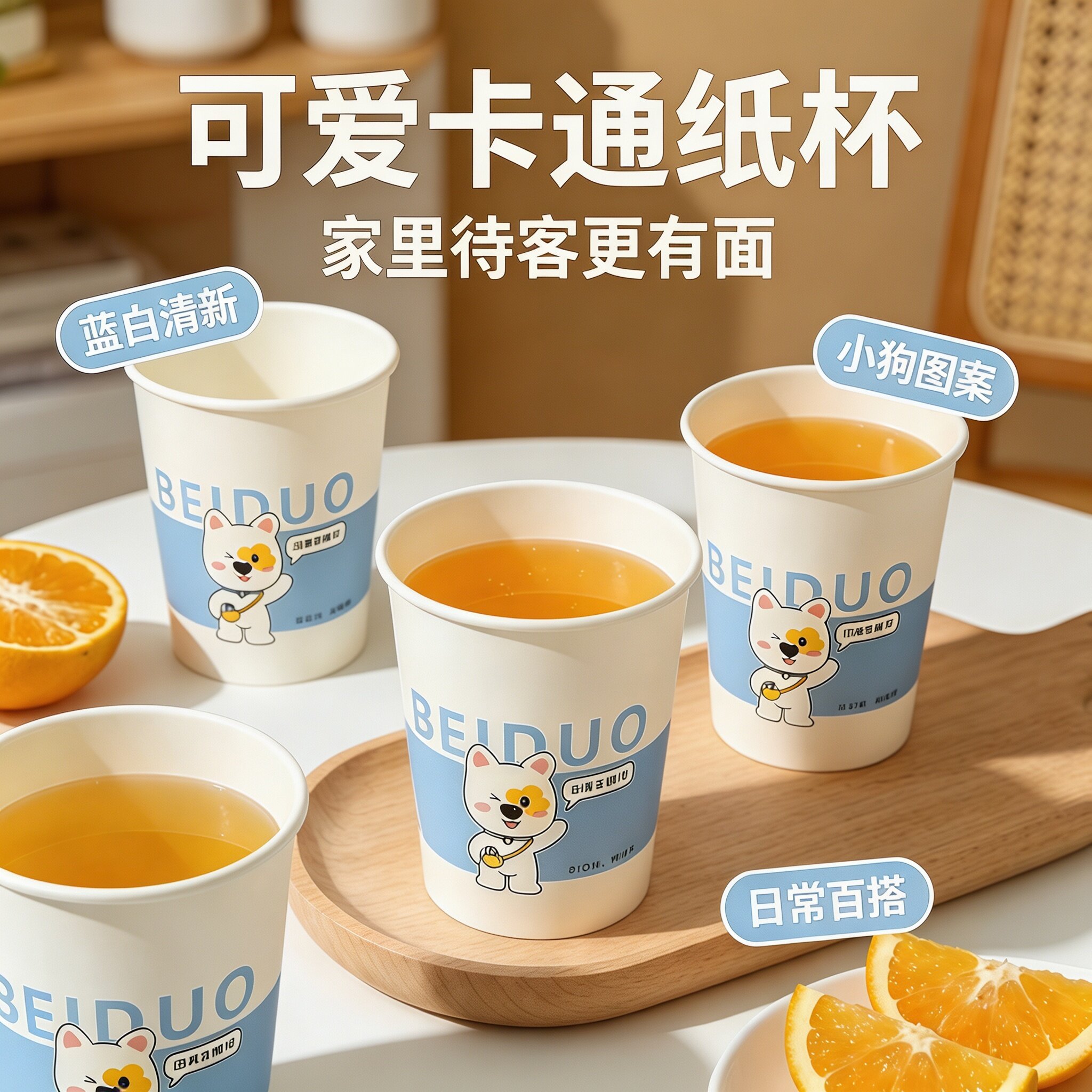 一次性加厚防烫家用水杯
