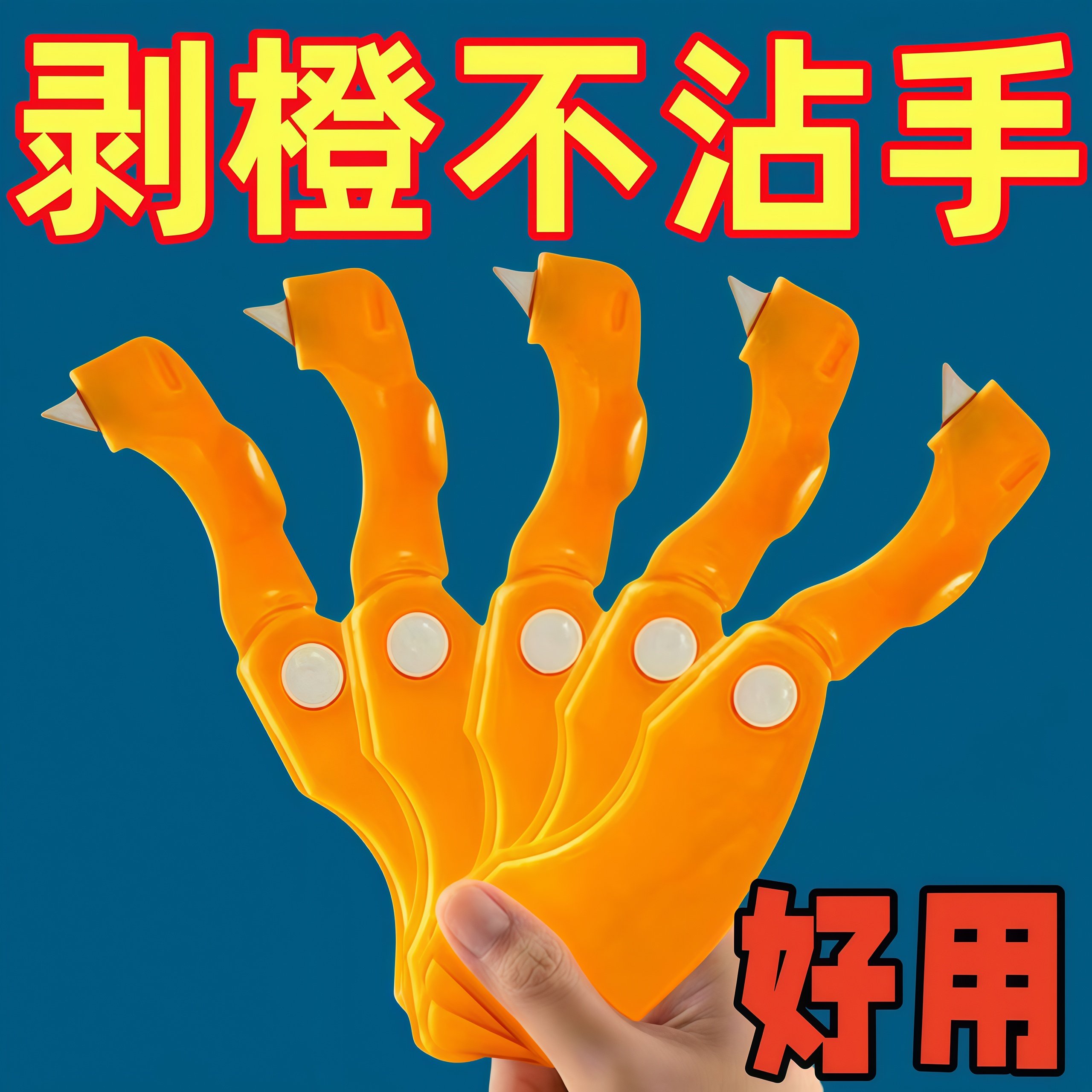 剥橙器开皮器扒橙器削橙子刀柚子拨皮器切橙子神器厨房划果皮工具