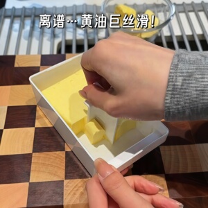 黄油切割储存盒分装乳酪切块器