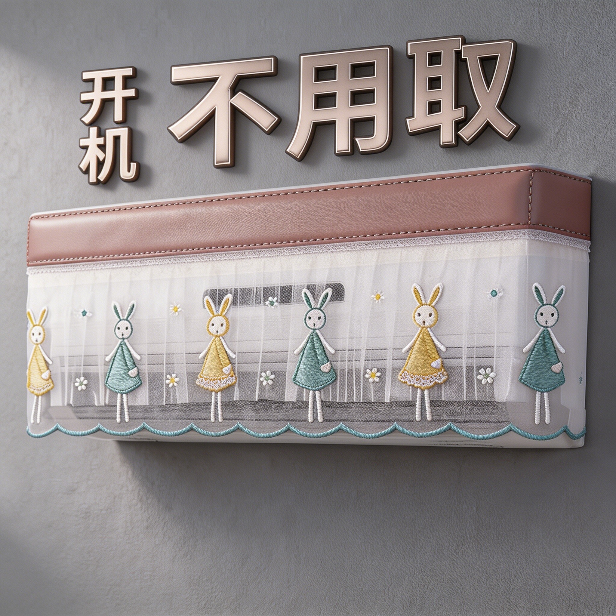 防直吹空调挡风帘2026新款防风纱防尘罩挡风板坐月子挂式通用神器