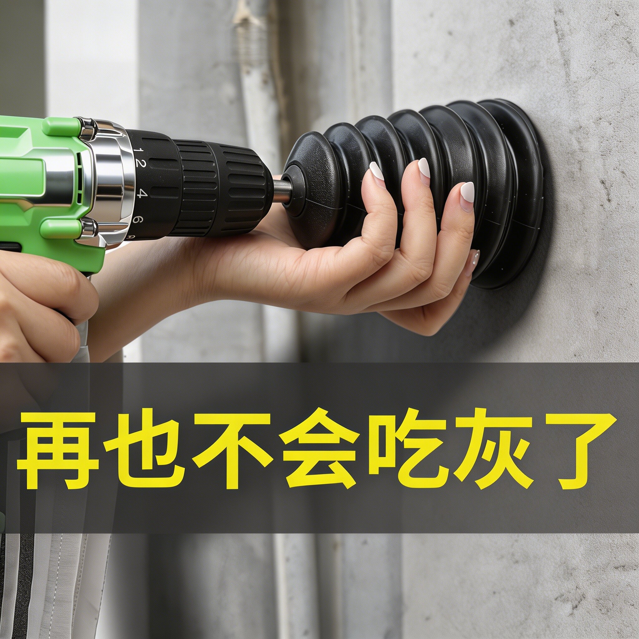 电锤冲击钻防尘罩接灰碗硅胶伸缩