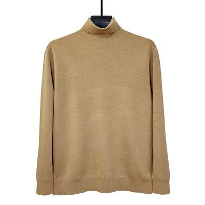 100%纯羊毛衫可翻高领