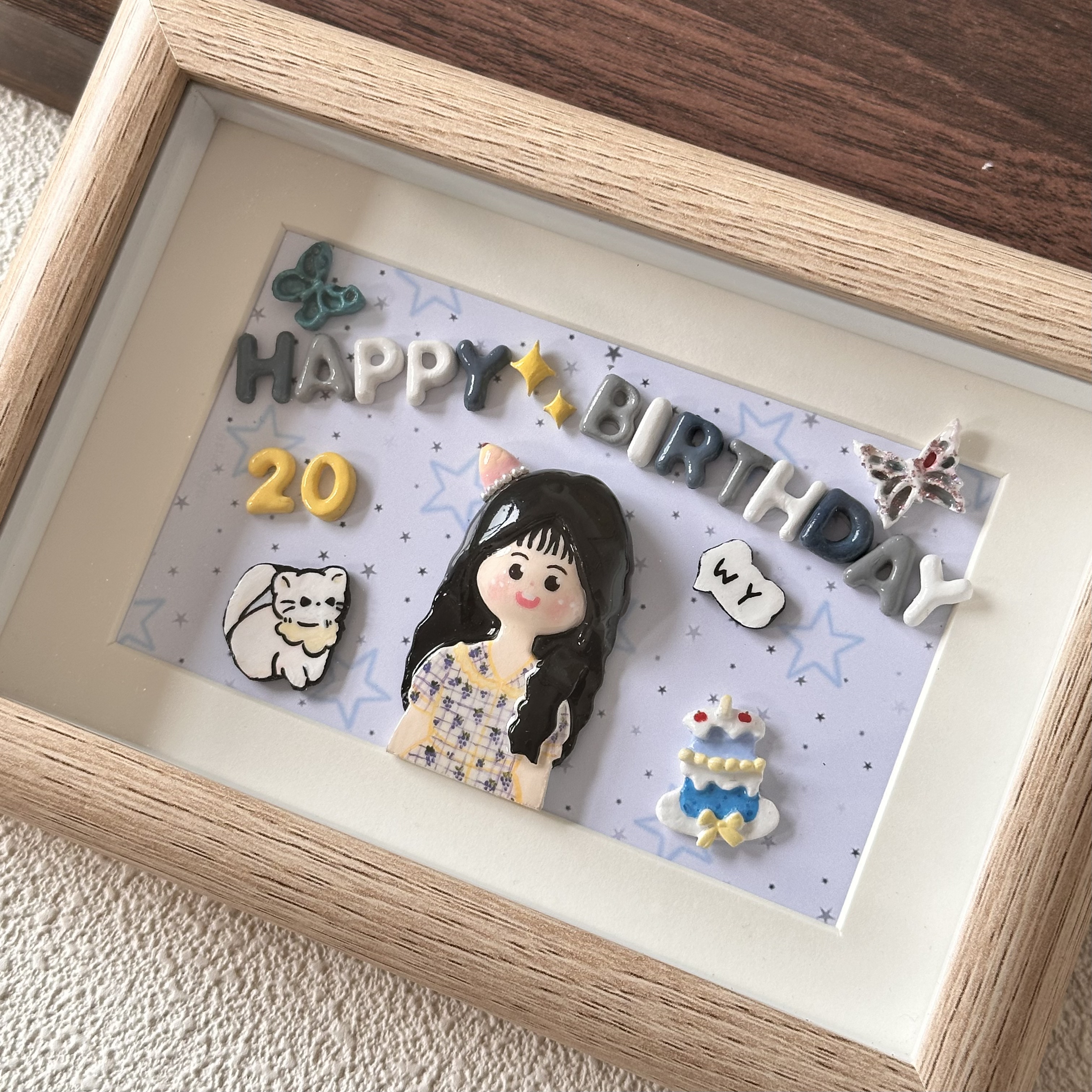 石塑人偶生日毕业订婚手工定制