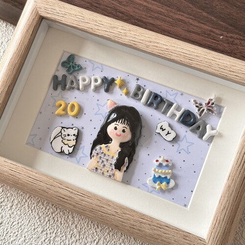 石塑人偶生日毕业订婚手工定制