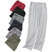 直筒长裤 家居裤 睡裤 宽松防蚊裤 莫代尔男士 薄款 男夏季 休闲居家裤 潮