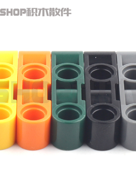 双鹰咔嗒科技积木 转向梁1*4 3701 32449 红黄蓝军绿黑白灰橙色梁