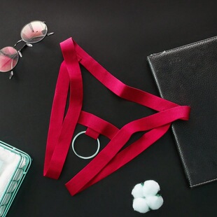 丁字内裤 吊环露臀开裆免脱男士 情调小受0提臀诱惑双丁裤 驯服专用