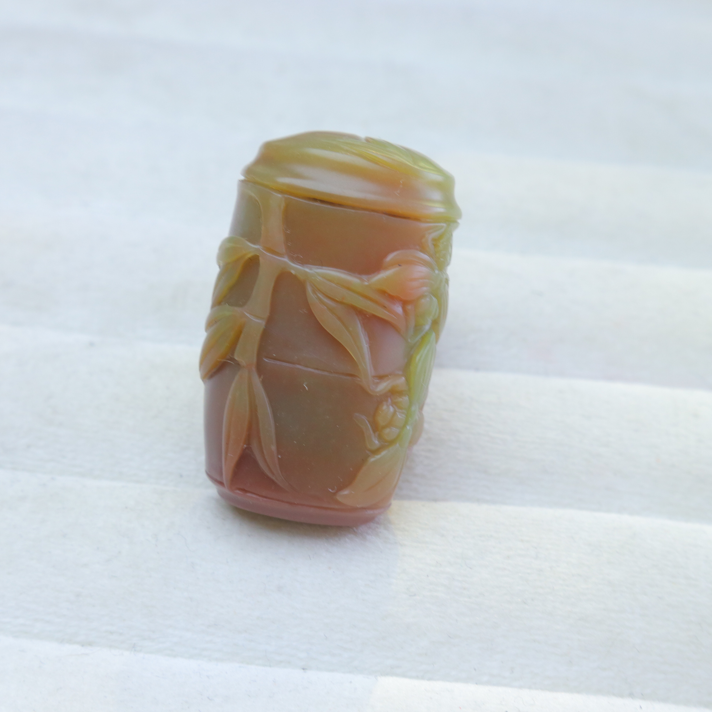 凉山盐源玛瑙竹子吊坠男女挂件项链送男朋友礼物新款轻奢