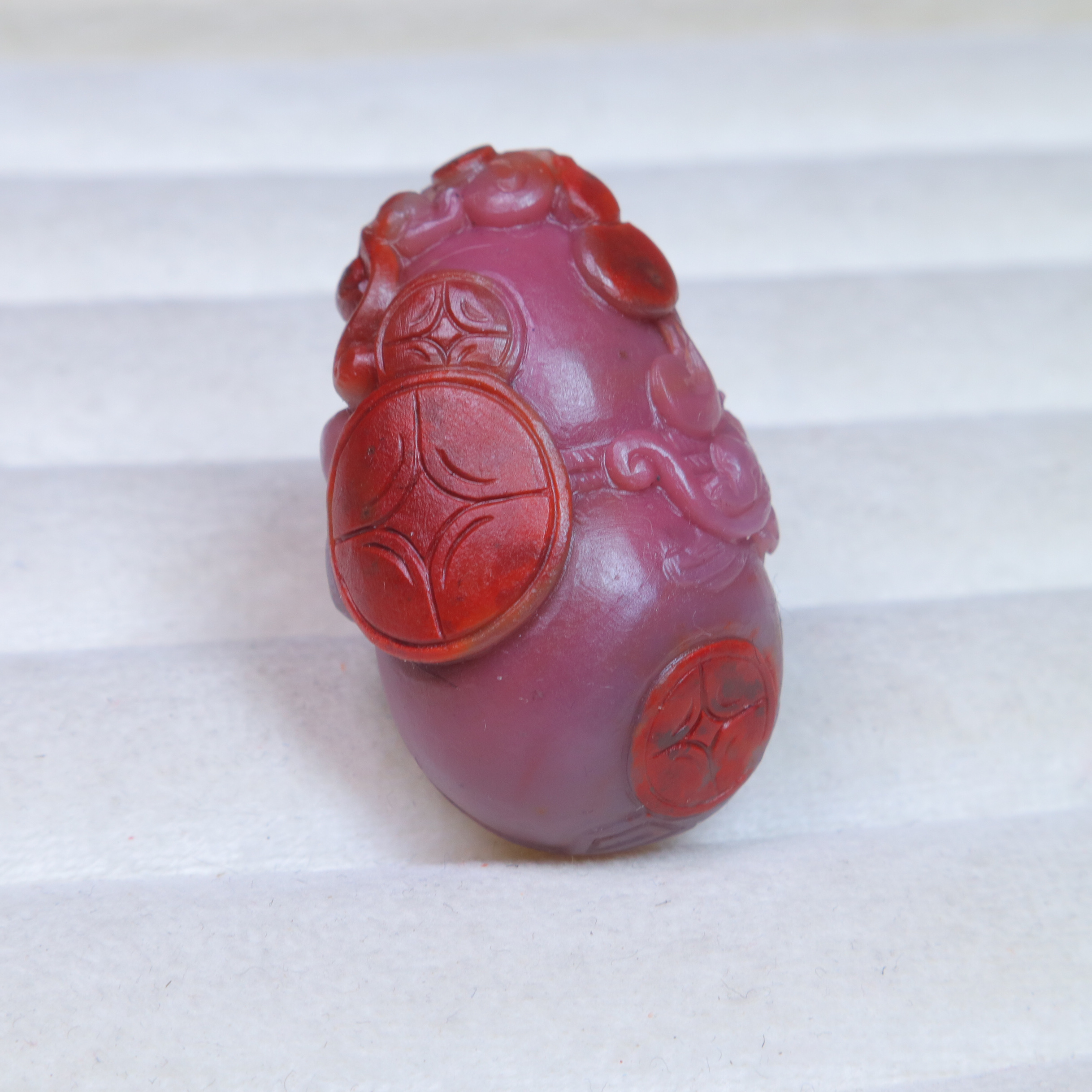 四川凉山盐源玛瑙葫芦苏工巧雕吊坠毛衣链送妈妈闺蜜礼物