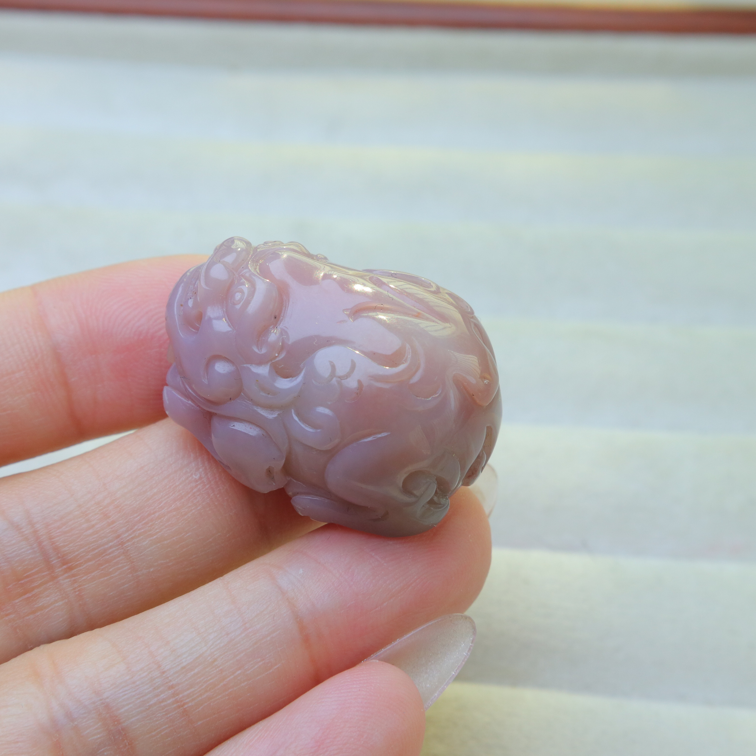 凉山盐源玛瑙佛手吊坠男女挂件项链送男朋友礼物新款轻奢