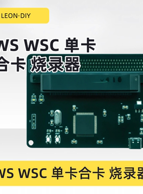 LEON·DIY WSC WS 记录导入导出 游戏dump 烧录器 可烧本店合卡