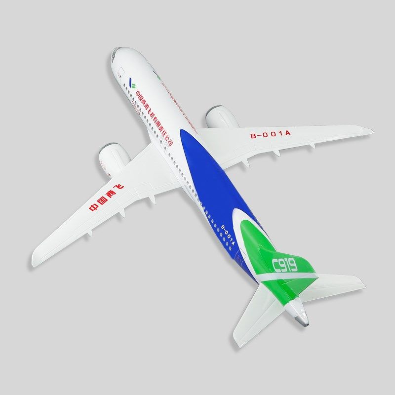 优选1:8c2中国商飞C919客机模型国产商务飞机摆件民航收藏展览礼