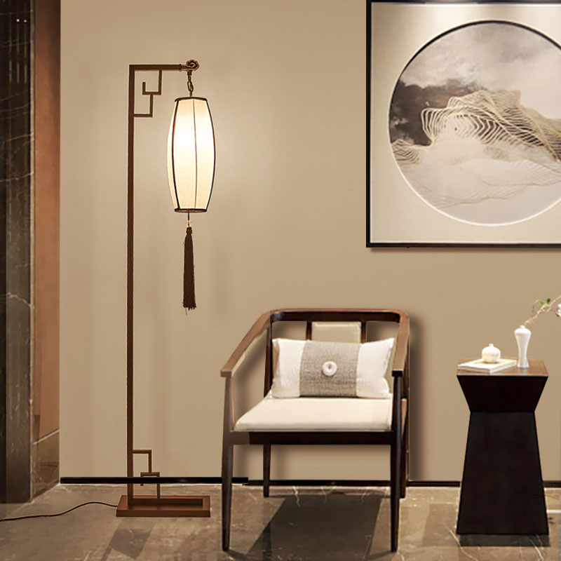 优选新中式落地灯 复古中国风客厅D书房立式灯具酒店别墅茶楼装饰