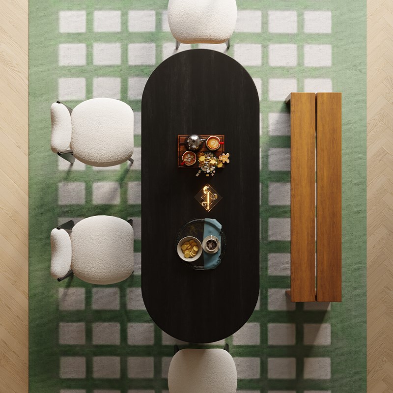 优选餐桌小户型新款意式简约轻奢高级感T实木家用实木餐桌