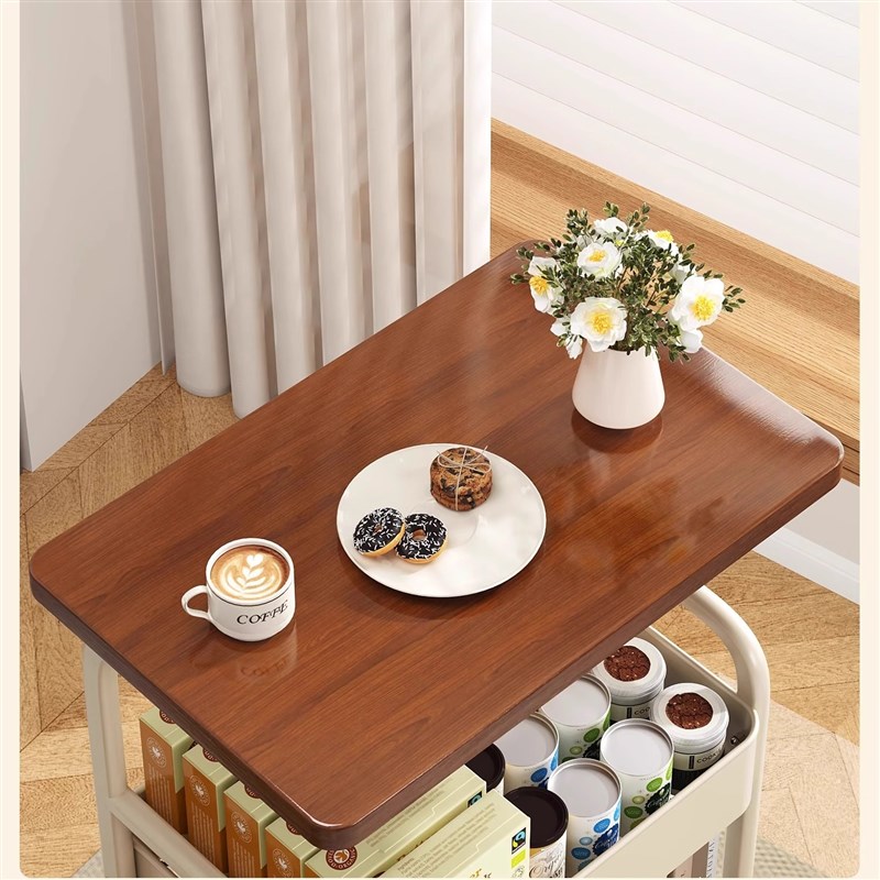 优选可移动茶几小推车沙发边几床边置物架高茶Q几桌子客厅零食床