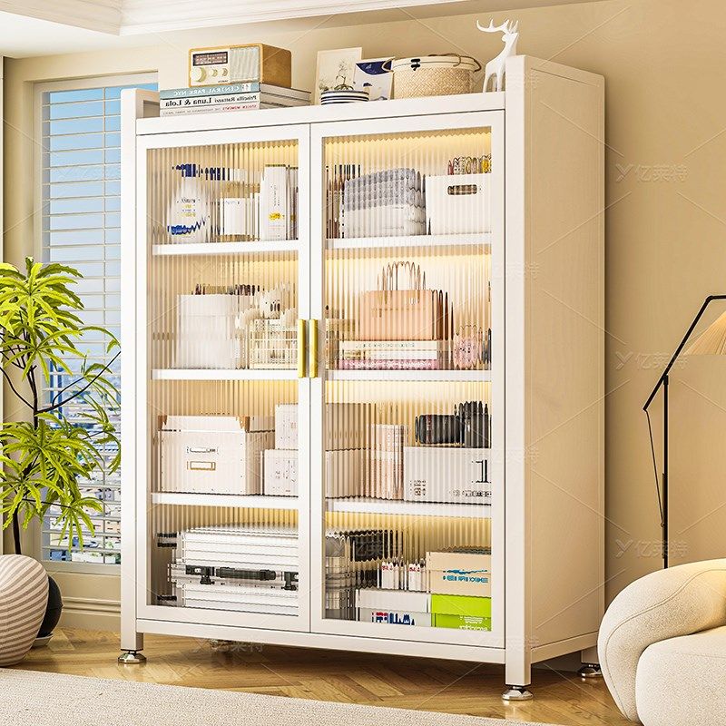 精选客厅杂物收纳柜大容量新款鞋柜F书柜一体靠墙阳台储物柜子防,收纳整理,收纳柜,淘宝优惠券,粉丝福利购,淘宝优惠卷