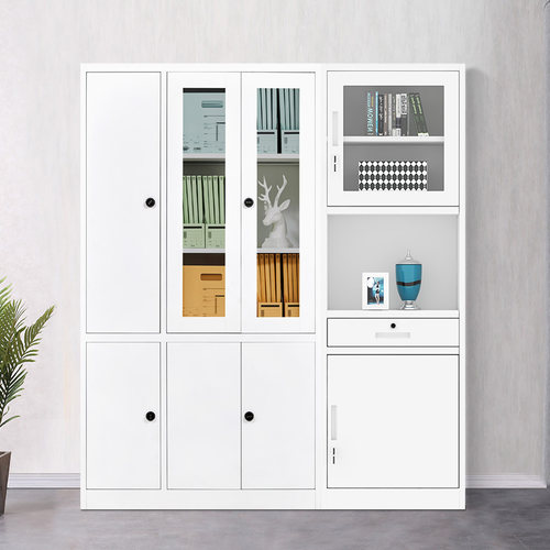 优选办公b文件柜铁皮柜档案资料柜组合书柜财务凭证柜密码锁收纳