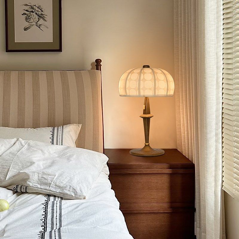 优选法式复古台灯中古风卧室床头灯书房客厅边柜W中式高级感氛