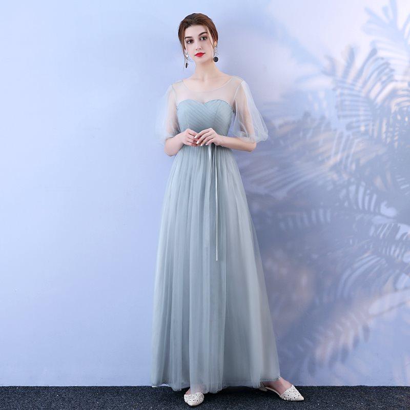 新款伴娘服韩版一字肩长款礼服伴娘团姐妹裙 主持宴会婚礼绑带款在类目 女装/女士精品, 婚纱/旗袍/礼服, 礼服/晚装中 - 来自Buy2taobao.com提供专业的淘宝代购服务