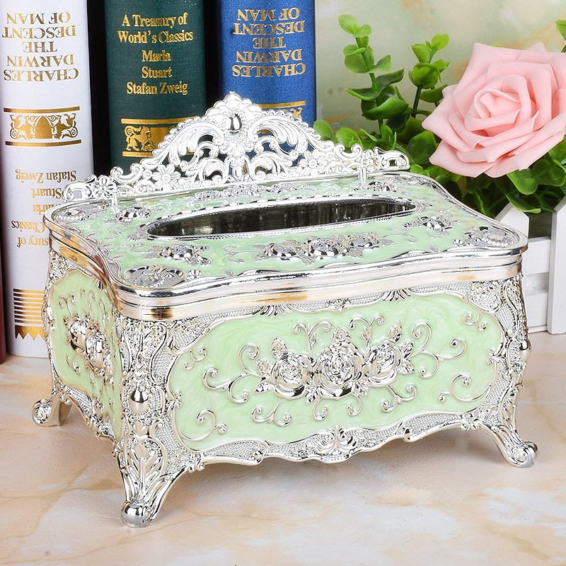 优选北欧式纸巾盒l欧式创意抽纸盒家用客厅餐巾纸抽盒茶几收纳盒