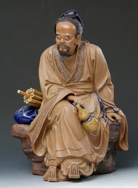 陶瓷神医华佗中医院医生摆件