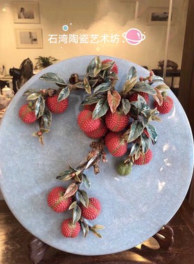公仔荔枝手工水果特色礼品送客人