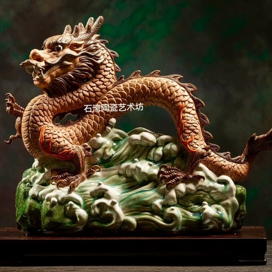 石湾公仔龙何惠娟大师收藏品