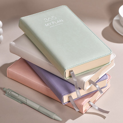 2026年每日日程本A6365天自律本学习时间管理计划表工作笔记手册一日一页记事手账本定制本子效率新款可爱